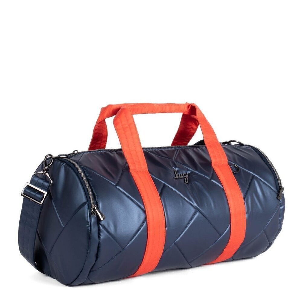 LUG Rowboat Duffel Bag / Gym Bag / Overnight Bag - Metallic Indigo & Pap… - Picture 2 of 16